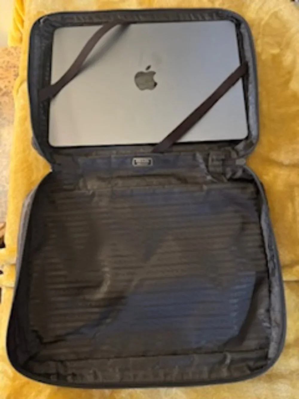 Prada Nylon Laptop Pouch in Brown ($675)